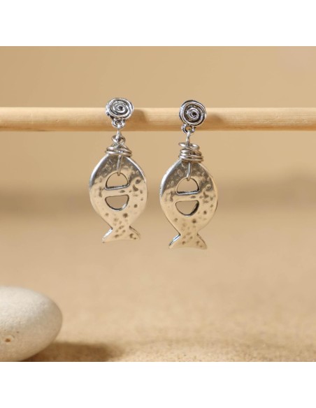 Poisson boucles d'oreilles Retour de Plage