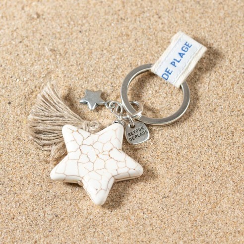 Sable porte-clefs Retour de Plage