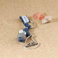 Voilier porte-clefs Retour de Plage