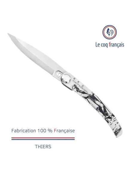 Couteau de poche Le Coq Original - Vercingétorix - Bois de Violette