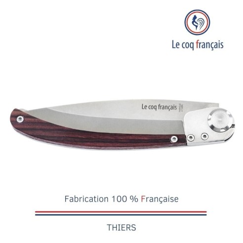 Couteau de poche Le Coq Original - Vercingétorix - Bois de Violette