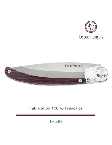 Couteau de poche Le Coq Original - Vercingétorix - Bois de Violette