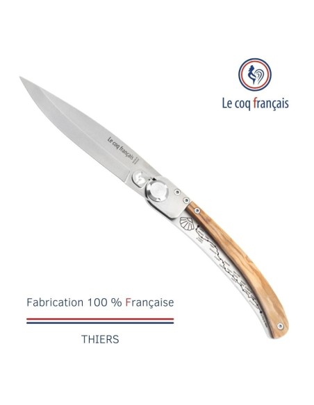 Couteau de poche Le Coq Original - Le Puy-en-Velay - Olivier