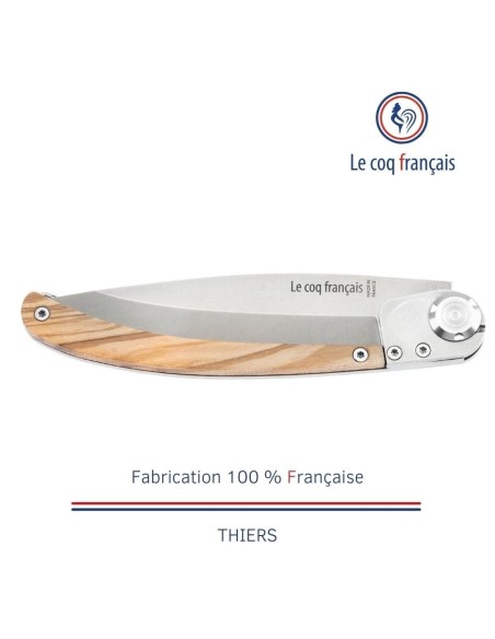 Couteau de poche Le Coq Original - Ch√¢teau de la Loire - Olivier