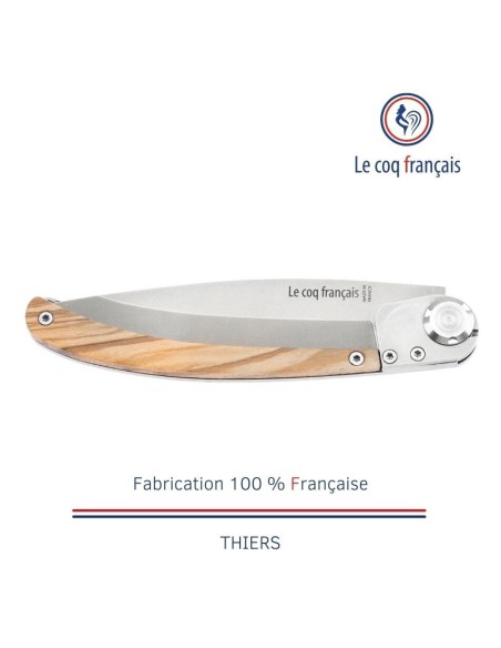 Couteau de poche Le Coq Original - Provence - Olivier