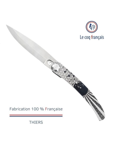 Couteau de poche Le Coq Original - Soleil Levant - Red Heart