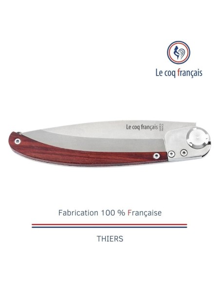 Couteau de poche Le Coq Original - Soleil Levant - Red Heart