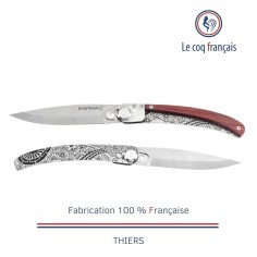 Couteau de poche Le Coq Original - Tokyo - Red Heart