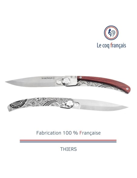 Couteau de poche Le Coq Original - Tokyo - Red Heart