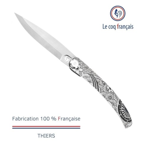 Couteau de poche Le Coq Original - Tokyo - Red Heart