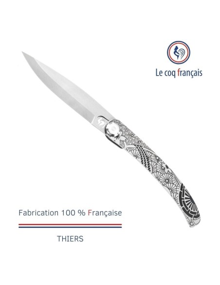 Couteau de poche Le Coq Original - Tokyo - Red Heart