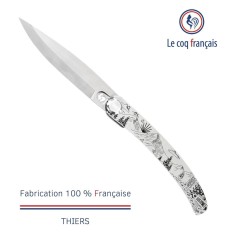 Couteau de poche Le Coq Original - Chemin de Saint-Jacques - Olivier 2