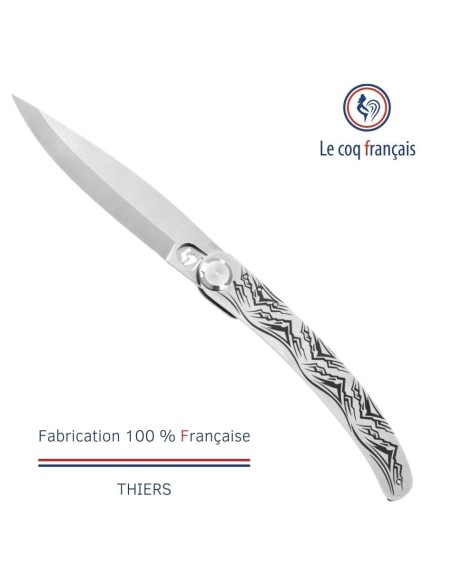 Couteau de poche Le Coq Original - Montagne - Bois de Violette