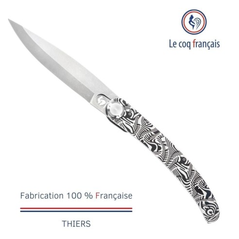 Couteau de poche Le Coq Original - Tropical - Red Heart