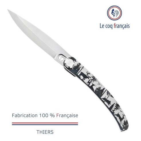 Couteau de poche Le Coq Original - Forêt - Bois de Violette