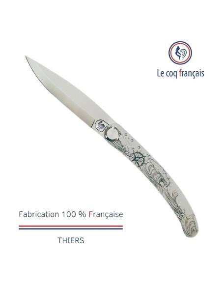 Couteau de poche Le Coq Original - Nautic - Olivier