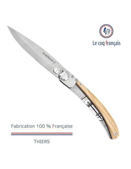 Couteau de poche Le Coq Original - Jeanne d'Arc - Olivier