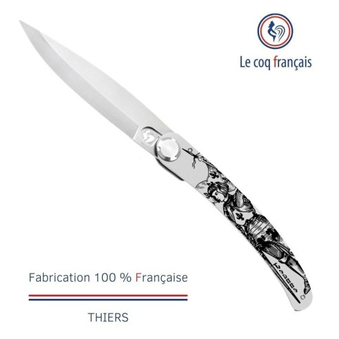 Couteau de poche Le Coq Original - Jeanne d'Arc - Olivier