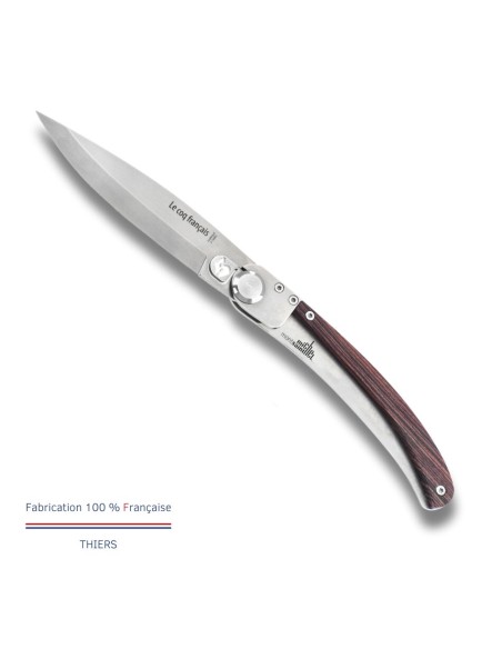 Couteau de poche Le Coq Original - Mont Saint-Michel - Bois de Violette