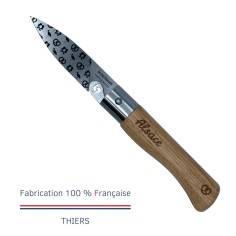 Carte Duo L'Alsacien - Couteau de poche Le Coq Authentique L'Alsacien - manche chêne + étui 2