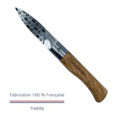 Carte Duo Le Basque - Couteau de poche Le Coq Authentique Le Basque - manche chêne + étui 2