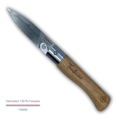 Carte Duo Le Toulousain - Couteau de poche Le Coq Authentique Le Toulousain - manche chêne + étui 2