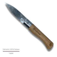 Carte Duo Le Bordelais - Couteau de poche Le Coq Authentique Le Bordelais - manche chêne + étui 2