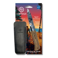 Carte Duo Le Landais - Couteau de poche Le Coq Authentique Le Landais - manche chêne + étui