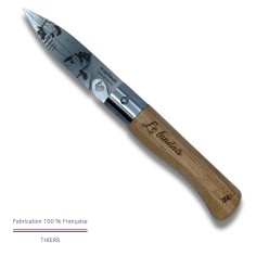 Carte Duo Le Landais - Couteau de poche Le Coq Authentique Le Landais - manche chêne + étui 2