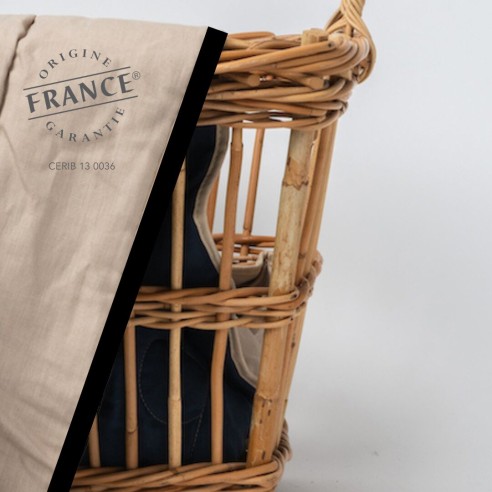 Ouessant, le plaid en lin et laine 100% français