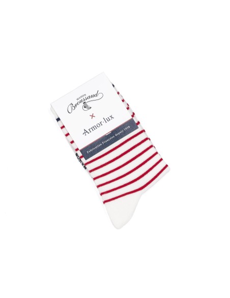 Nos chaussettes femme Les marinières - Armor-Lux x Maison Broussaud