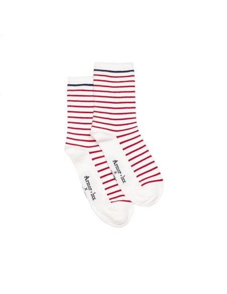 Nos chaussettes femme Les marinières - Armor-Lux x Maison Broussaud