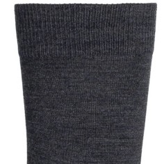 Les Intemporelles - chaussettes homme - laine anthracite 2