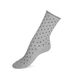 Nos chaussettes à pois et bord roulotté - Maison Broussaud