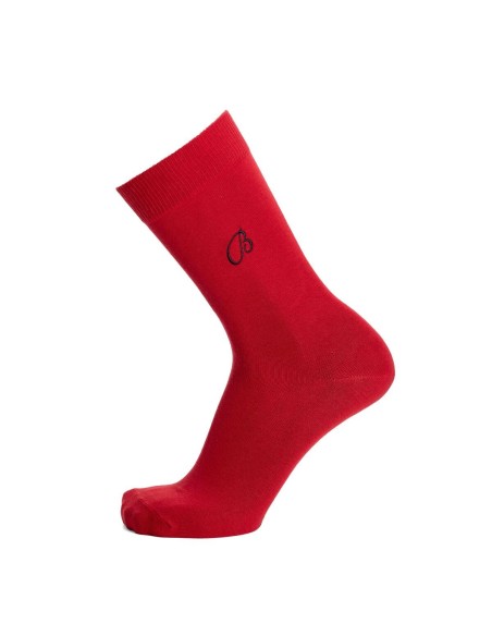 Nos chaussettes homme "Unies" rouge - Maison Broussaud