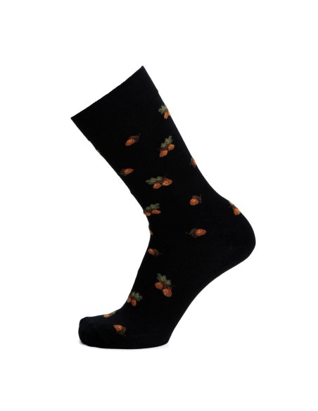 Nos chaussettes homme "Les Glands" noir - Maison Broussaud