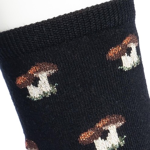 Nos chaussettes Les Cèpes en laine pour Femme - Maison Broussaud
