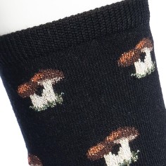 Nos chaussettes Les Cèpes en laine pour Femme - Maison Broussaud