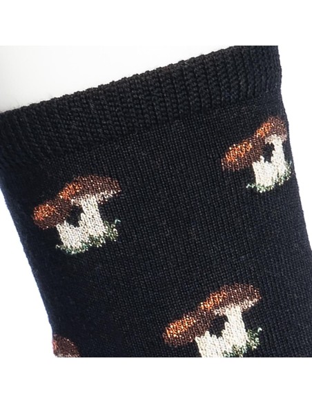 Nos chaussettes Les Cèpes en laine pour Femme - Maison Broussaud