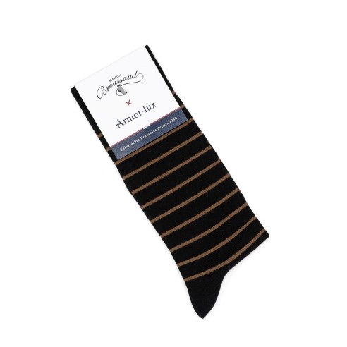 Nos chaussettes homme Les marinières - Armor-Lux x Maison Broussaud