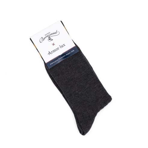 Nos chaussettes homme Les côtelées - Armor-Lux x Maison Broussaud