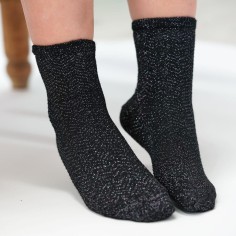 Nos chaussettes enfant "Les Chevrons" noir - Maison Broussaud