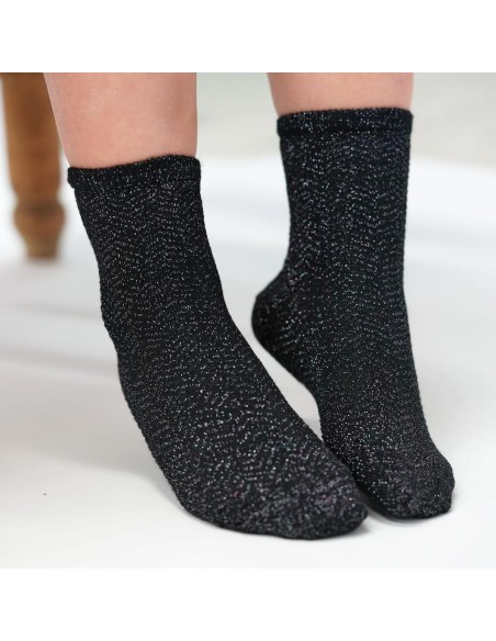 Nos chaussettes enfant "Les Chevrons" noir - Maison Broussaud