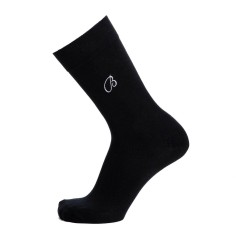 Nos chaussettes homme "Unies" noir - Maison Broussaud
