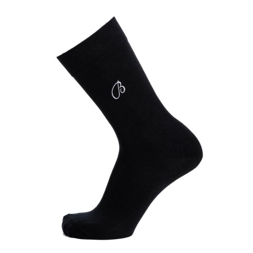Nos chaussettes homme "Unies" noir - Maison Broussaud