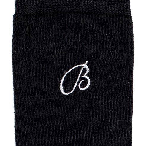 Nos chaussettes homme "Unies" noir - Maison Broussaud