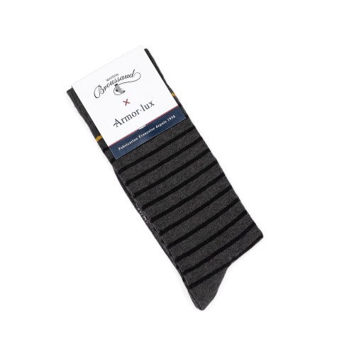 Nos chaussettes homme La marinière - Armor-Lux x Maison Broussaud
