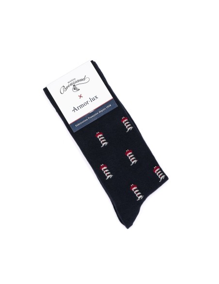 Nos chaussettes homme Les phares - Armor-Lux x Maison Broussaud