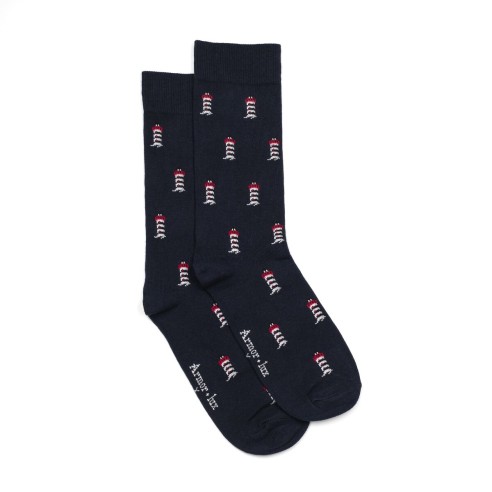 Nos chaussettes homme Les phares - Armor-Lux x Maison Broussaud