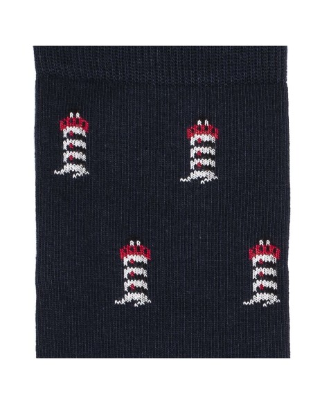 Nos chaussettes homme Les phares - Armor-Lux x Maison Broussaud